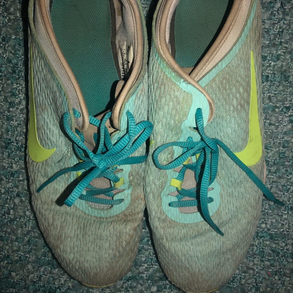 Well loved Nike sneakers